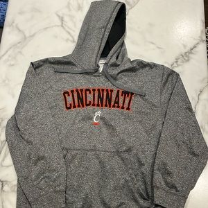 University of Cincinnati hooded sweatshirt